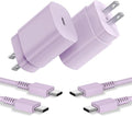 Type C Charger, 2 Pack 25W PD USB C Wall Charger Super Fast Charging Block & 6ft Android Phone Charger Cable for Samsung Galaxy S23 S22 S21 S20 Plus Ultra, Note 20 10 9 8/ S10 S9 S8 Pixel 6 5 4 Pro XL