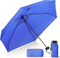 Compact Travel Umbrella with Case - Mini Umbrella for Purse, Small Lightweight &Tiny Design Perfect for Parasol Outdoor Sun&Rain Umbrellas