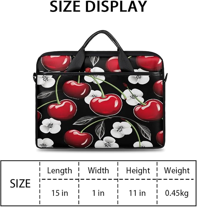 Laptop Shoulder Bag for Women Men, Waterproof Computer Case Messenger Bag Briefcase for Business Office Travel