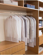 Garment Bags for Hanging Clothes 12 PCS Transparent Waterproof Dustproof Storage for Wardrobe Storage Suit Covers for Closet Clear Reuse Full Zipper for Costumes Suits Coats 24''x48''