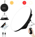 IODOO 16500mAh 60W Rechargeable Camping Light with Remote 3000LM 2700/4000/6500K LED Camping Lantern Portable IP65 Waterproof Tent Lights Power Failur