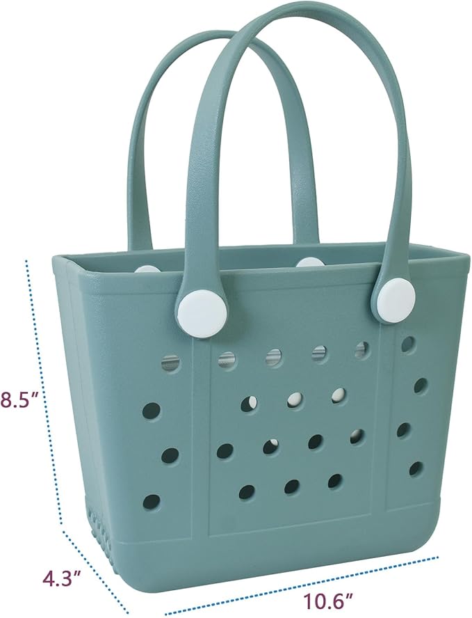 Lightweight Extra large Rubber Beach Bag Small mini Tote Bag for Gym Waterproof medium Open Handbag for Pool Sports