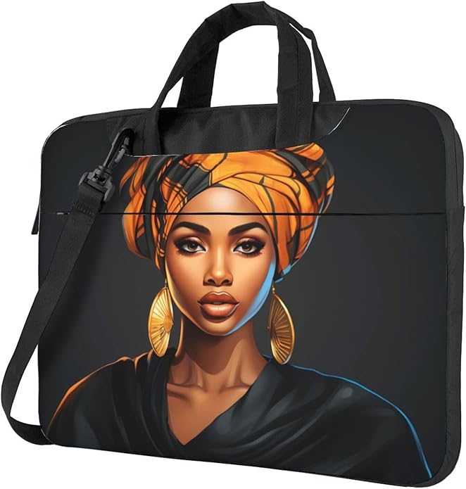 Laptop Bag Case African Women Computer Messenger Shoulder Bag Laptop Sleeve Briefcase