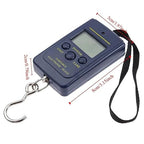 Luggage Weight Scale, 5pcs Electronic LCD Display Digital Scale with Hanging Hook Without Backlight Mini Handheld Scale Portable,for Travel