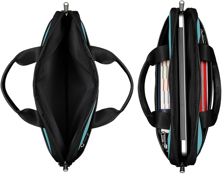 Laptop Shoulder Bag for Women Men, Waterproof Computer Case Messenger Bag Briefcase for Business Office Travel