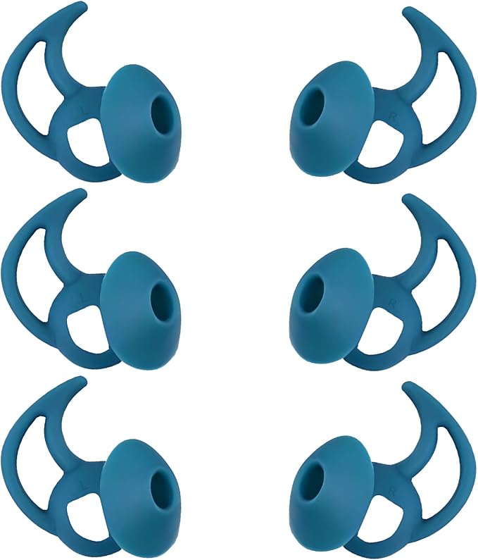 Earbud Replacement Tips Earbud Covers Silicone Tips Compatible with Bose Quietcomfort and Sport Headphone Eartips Ear Bud Tips Large 3 Pairs