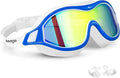 Swim Goggles No Leaking Anti-Fog Pool Goggles Swimming Goggles for Adult Men Women Youth, UV Protection 180° Clear Vision