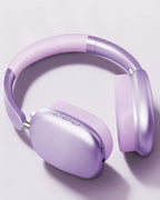 Wentronic Y01 Wireless Noise Canceling Headphones Bluetooth 5.3 Over Ear Headphones with Microphone, Hi-Res Audio, 48H Playtime, Foldable Comfortable Earpads,Compatible with iOS,Android,PC, Purple