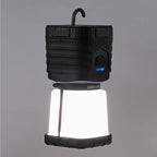 Amazon Basics Camping Essentials Lantern, 360-Degree 1000 Lumen LED, Adjustable Dimmable with 4 Lighting Modes, Water Resistant IPX4, Black (Batteries Not Included)