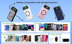 Wireless Portable Charger 40,800mAh with Built-in Cables,15W Wireless Charging 25W PD QC4.0 Fast Charging USB-C Power Bank,Travel Essentials External Battery Pack for iPhone 17/16/15/14,Galaxy,Android
