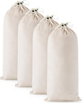 4 Pcs Single Shoe Bags for Travel, 17.3"x8.6" Washable Travel Shoe Bags for Packing in Suitcase, Velvet Dust Bag with Drawstring, Shoe Pouch for Women and Men, Travel and Home Storage (Beige)