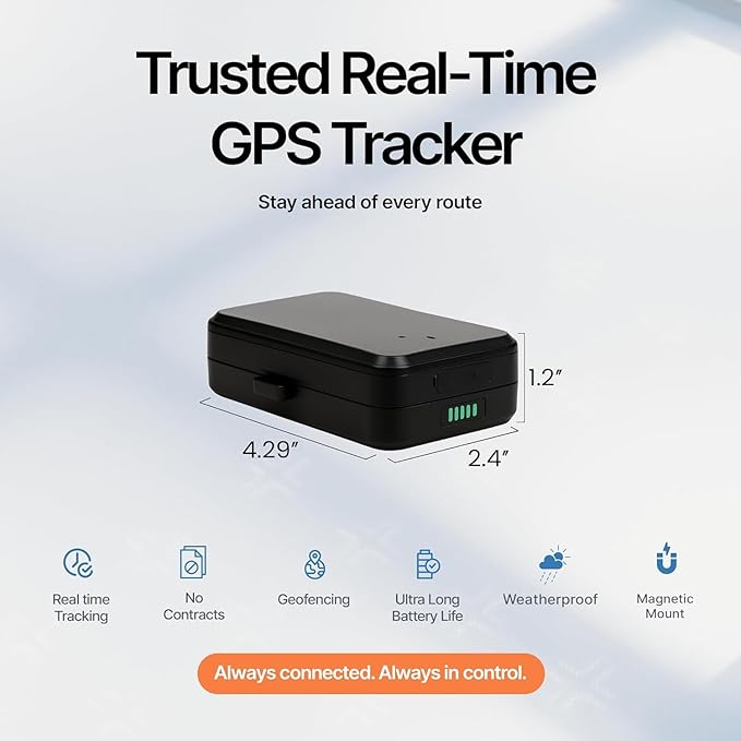 Brickhouse Security EON Odyssey GPS Tracker for Vehicles & Assets, Long Battery Life Tracker with Magnetic Mount, Tamper Alerts, Geofencing & Real-Time Tracking, Weatherproof, Subscription Required