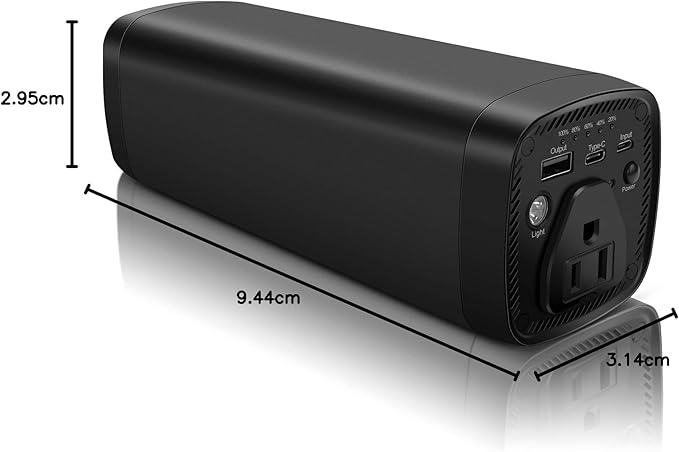 PAFISH Portable Power Bank with AC Outlet,31200mAh with 4 Output Travel Laptop Power Station,External Battery Pack for Outdoors Travel Emergency,Power Bank for HP, Notebooks, MacBook,Drone,Camera