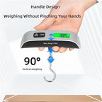 Digital Hanging Scale - Portable LCD Weighing Tool for Luggage, Travel, Fishing, Home Use