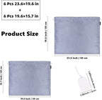 12 Pack Dust Bags for Handbags, Silk Cloth Bag With Drawstring Large Travel Storage Pouch for Handbag Purse Shoes Boots