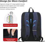 MAXTOP Travel Laptop Backpack Business Anti-theft Backpacks[Water Resistant] College Bookbag Fits 18.4 Inch Laptop