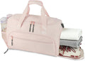 Gym Bag for Men Women, Sport Duffle Bag with Wet Pocket & Shoes Compartment, Water Resistant Overnight Weekender Bag Duffel Bag