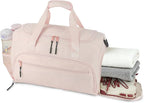Gym Bag for Men Women, Sport Duffle Bag with Wet Pocket & Shoes Compartment, Water Resistant Overnight Weekender Bag Duffel Bag