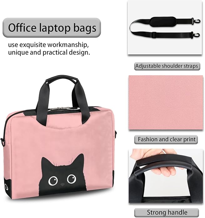 Cute Laptop Shoulder Bag for Women Men, Computer Laptop Bag Laptop Sleeve Case Laptop Satchel Briefcase Carrying Bag QA-1