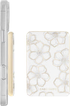 Case-Mate MagSafe Portable Charger Power Bank 5000mAh - iPhone Charger for Fast Charging - Qi Compatible Magnetic Wireless Battery Pack with USB-C Cable for all phones - Slim Lightweight - Floral Gems