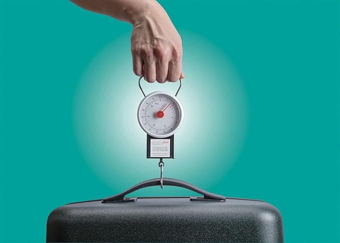 Suitcase Scale for Travel with Built-in Tape Measure. Bag Scale Travel Essential, Weight Scale for Luggage Bag, Hanging Scale, Luggage Scales for Suitcases, Portable Handheld Scale for Luggage Travel