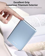 [0.3" Ultra Slim] [Alloy-Made] ULiXWH for Magsafe Portable Charger for iPhone, 2025 Upgrade 5000mAh Fast Charging Magnetic Power Bank, Wireless Battery Pack for iPhone 17 Air 16 15 Pro Max 14, Blue