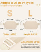 Vankor Beige Fanny Packs for Women Corduroy, Cute Beige Belt Bag for Women Crossbody Stylish Waist Pack Purse for Travel, Hiking, Workout, Running