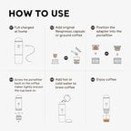 Portable Electric Espresso Machine Self-heating with USB-C, 12V 7800mAh Long battery life Travel Coffee Maker for Camping Hiking Office Car Compatible with NS Capsules & Ground Coffee