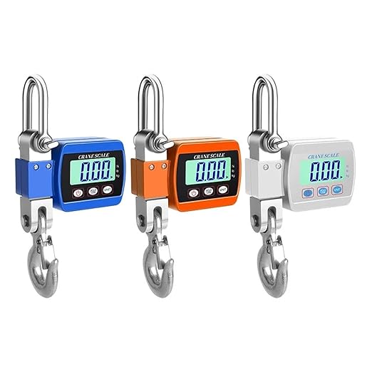 Portable Electronic Luggage Scale, 500kg Capacity with Digital Display