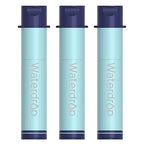 Waterdrop Gravity Water Filter Straw, Camping Water Filtration System, Water Purifier Survival for Travel, Backpacking and Emergency Preparedness, 0.1 Micron, 3 Pack, Light Blue