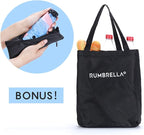 RUMBRELLA Mini Teflon Purse Umbrella With 99% UV Protection for Travel