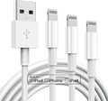 3 Pack Apple MFi Certified iPhone Charger Cable 6ft, Apple Lightning to USB Cable Cord 6 Foot, 2.4A Fast Charging,Apple Phone Long Chargers for iPhone 13/12/11/11 Pro/11 Max/X/XS/XR/XS Max/8/7/6/5S