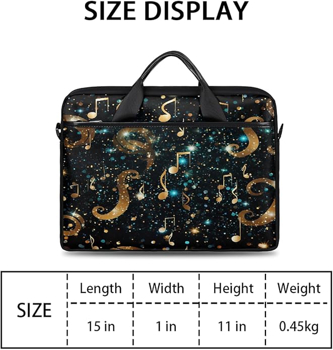 Laptop Shoulder Bag for Women Men, Waterproof Computer Case Messenger Bag Briefcase for Business Office Travel