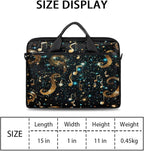 Laptop Shoulder Bag for Women Men, Waterproof Computer Case Messenger Bag Briefcase for Business Office Travel