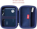 Hermitshell Hard Travel Case for INIU Portable Charger Smaller & Lighter 45W Fast Charging 10000mAh PD Power Bank Battery Pack (Only Case) (Blue)