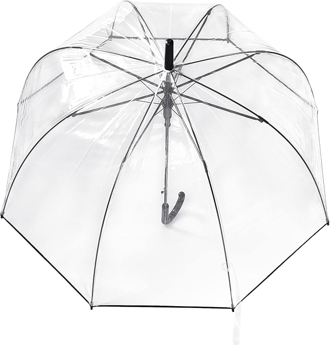 RONIARE Clear Bubble Umbrellas for Rain Large Windproof Dome Umbrella for Weddings,Prom, Graduation and Outdoor Events for Men and Women