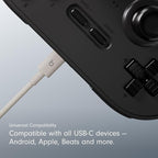 Beats USB-A to USB-C Woven Cable Fast Charging Durable and Tangle-Free Design Compatible Charger for Apple & Android Devices (1.5 m, 5 ft) - Surge Stone
