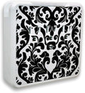 Glamsockets Decorative Wall Mount Surge Protector with 3 Outlets, Dual USB Charging Ports and Phone Holder - USB Charging Center/Multi Function Wall Tap (Versailles)