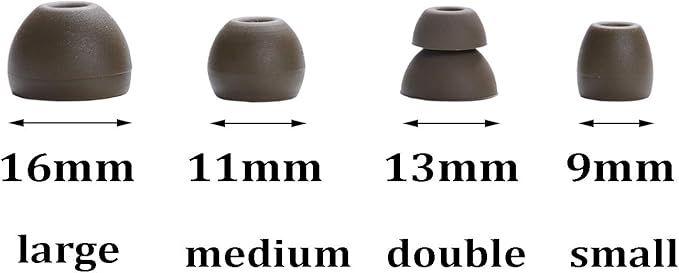 Replacement Eartips Silicone Earbuds Buds Set for Powerbeats Pro Beats Wireless Earphone Headphones,4 Pair (Moss)