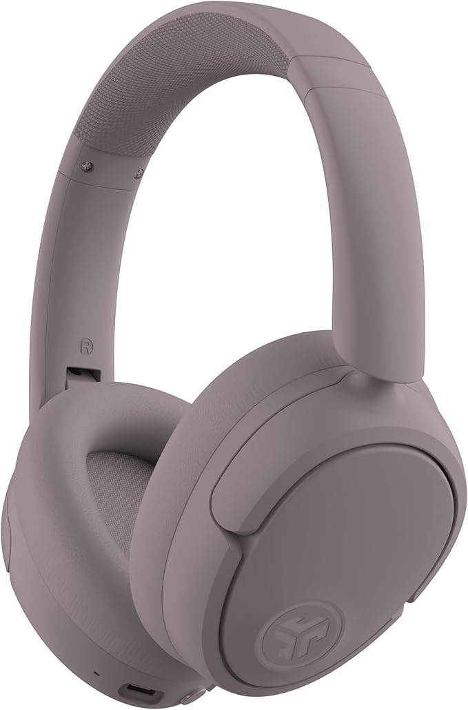 JLab JBuds Lux ANC, Over Ear Headphones, Active Noise Cancelling, Bluetooth, Mauve
