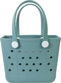 Lightweight Extra large Rubber Beach Bag Small mini Tote Bag for Gym Waterproof medium Open Handbag for Pool Sports