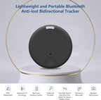 Aircawin ITAG GPS Tracker,Key Item Finder Locator,No Monthly Fee App for iOS/Android 2023 Latest,Portable Anti-Lost Bluetooth Tag Item Tracker for Luggages/Kids/Pets/Phone/Wallet/Bag-1Pcs-Black