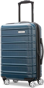 Samsonite Omni 2 Hardside 2 Piece Set - Includes Global Carry-On & Large Checked Suitcases - 360° Dual Spinner Wheels - Integrated TSA Lock & Expansion - Amazon Exclusive - Nova Teal