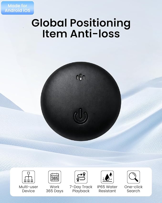 GPS Tracker Device for Car Vehicles: Mini Hidden Self-Magnetic no Subscription Trackers for Tracking Kids Elderly Vehicle pet - Real Time Location Track Devices no Monthly Fee for Android and iPhone