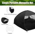 L RUNNZER Single Person Pop Up Tent, 1 Person Mosquito Net Tent