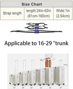 Luggage Straps Bag Bungee, Luggage Bungee - Luggage Straps Suitcase Adjustable Belt-(Blue-2)