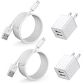 iPhone Fast Charger, Dual Port Wall Charger 2Pack[Apple MFi Certified] Fast Charging 10FT Extra Long Lightning Cable Cord Double Wall Charger Adapter Block Plug for iPhone 13 12 11 Pro Max XS XR X