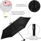 Cowboy Boots Pattern Umbrellas for Rain Windproof Small Folding Compact Mini Travel Umbrella for Purse Lightweight Portable Pocket for Women