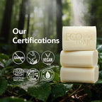 Ecotrail Natural bar soap Natural Shampoo,Organic soap Bar organic soap For Women Conditioner, Environment Friendly Care,Camping Hiking Adventures,90 g (3.2 oz) Lemon,Eucalyptus Canada Made