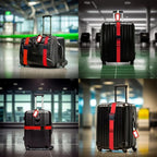 Ultra Long Heavy Duty Luggage Straps for Suitcases/Uprights/Duffels/Bags, 79" Adjustable Travel Packing Belts for Cargo Safety, Sturdy Baggage Strap Belts Multi-Pack